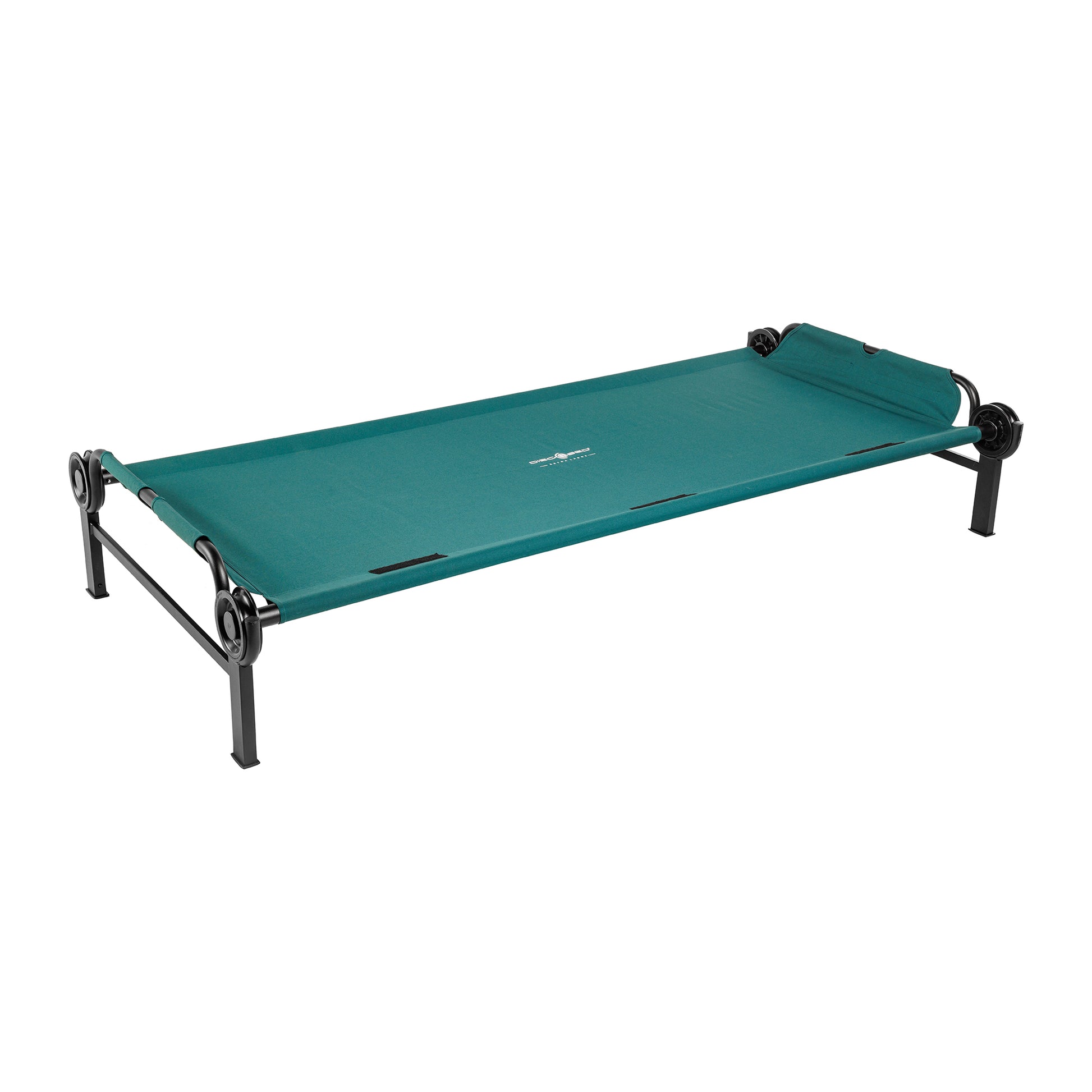 single camping Disc-O-Bed Single Cot, Portable Sleep Solution for Tents & Cabins, Grey, XL
