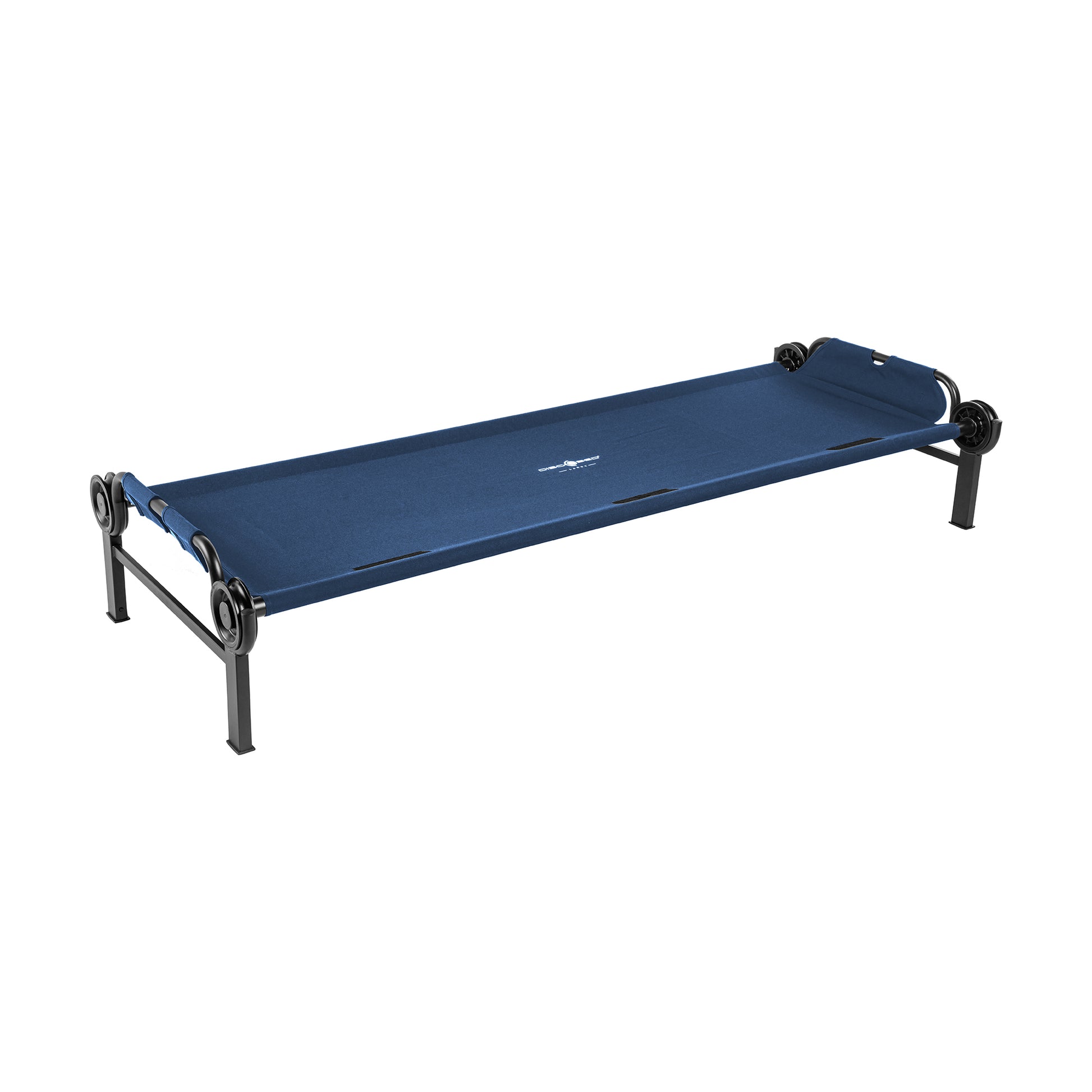 single camping Disc-O-Bed Single Cot, Portable Sleep Solution for Tents & Cabins, Grey, XL
